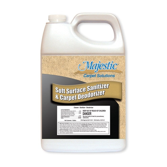 Majestic® Soft Surface Sanitizer & Carpet Deodorizer (1 Gallon Bottles) - Case of 2