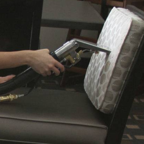 4 inch Mytee Upholstery Tool Cleaning a Chair Back Thumbnail