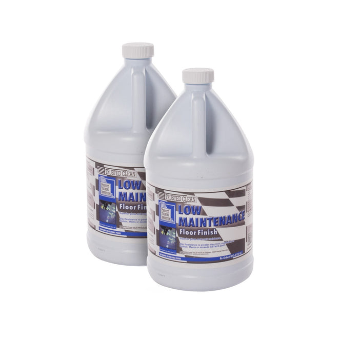 Trusted Clean 'Low Maintenance' 18% Solids Floor Finish (1 Gallon Bottles) - Case of 2