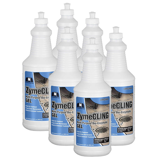 Nilodor® ZymeCling Multi-Purpose Bio-Enzymatic Gel Fly Treatment (32 oz Squeeze Bottles) - Case of 6