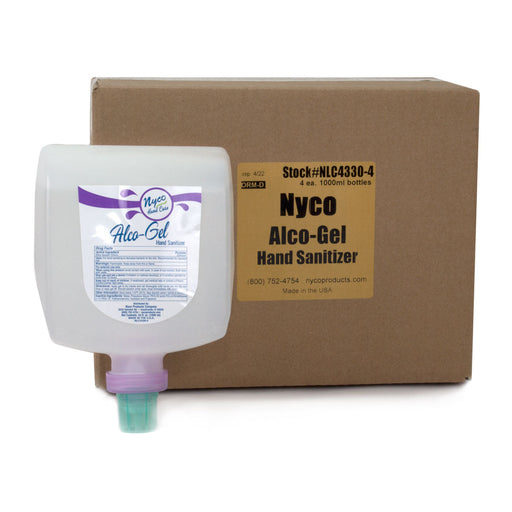 Nyco® 'Alco-Gel' 70% Alcohol Hand Sanitizer (1 Liter Bottles) - Case of 4 Thumbnail