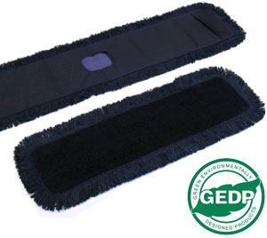 48 Maxiplus® Microfiber Launderable School Push Dry Dust Mops (Looped End)  - Case of 6 —