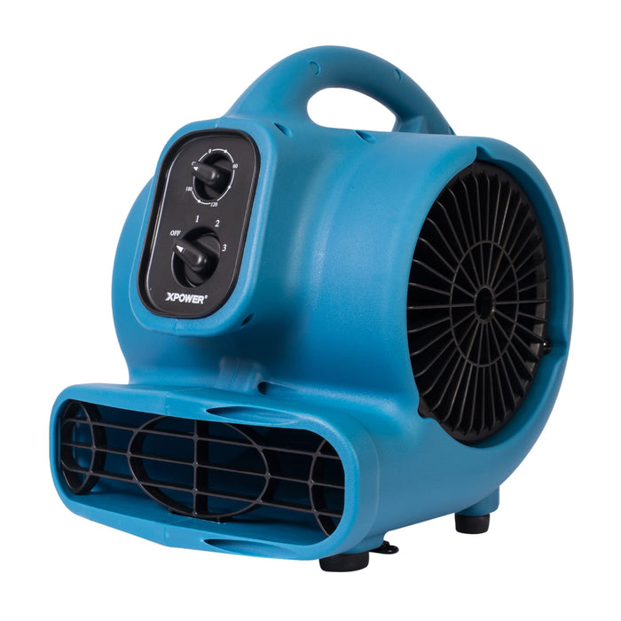 Corner View of the Xpower #P-230AT Mini Air Mover