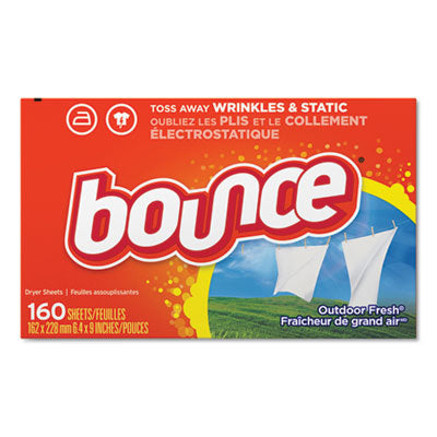 Bounce® Outdoor Fresh® Fabric Softener Sheets (160 Sheets per Box) - Case of 6