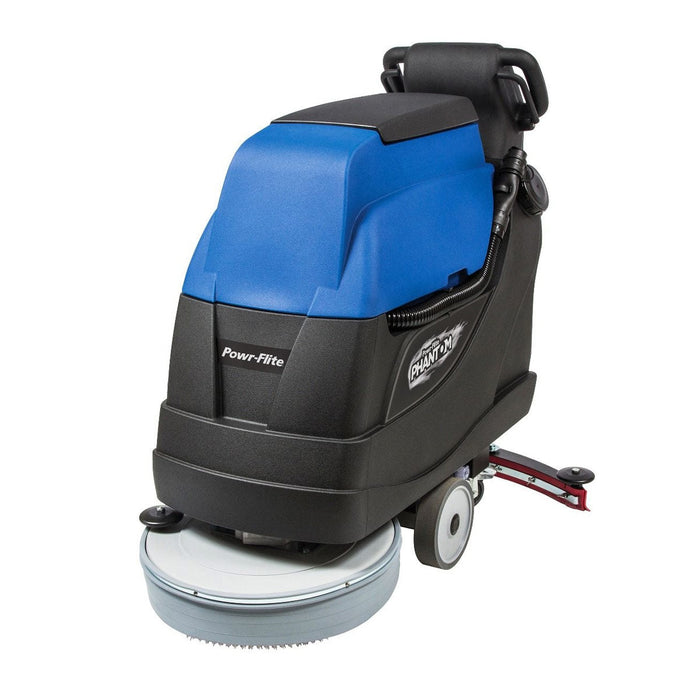 Powr-Flite Phantom 20 inch Traction Drive Automatic Floor Scrubber w/ Pad Driver