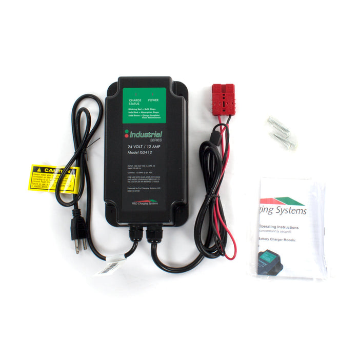 Pro Charging Systems Industrial Series 24 Volt, 12 Amp Battery Charger Contents
