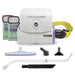ProTeam® Super Halfvac® Pro HEPA 6 Qt. Hip Vacuum (#107327) w/ Telescoping Wand & 4 Piece Tool Kit