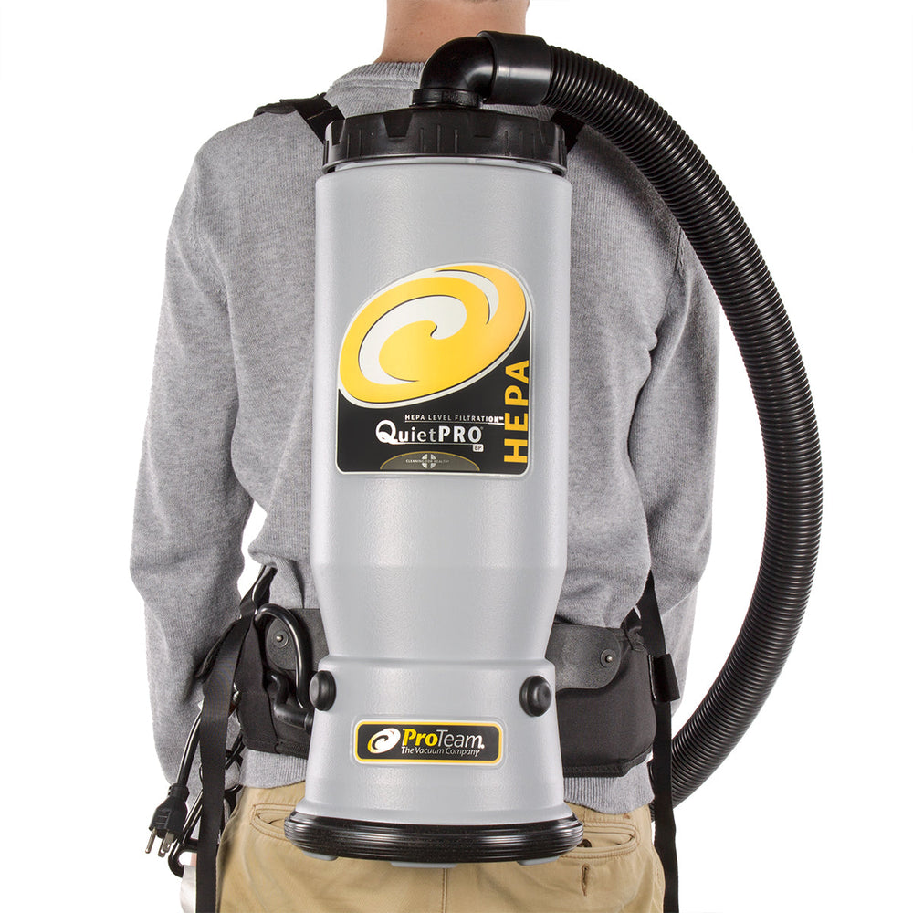 ProTeam® Quiet Pro HEPA Backpack Vacuum (Refurbished) — CleanFreak.com