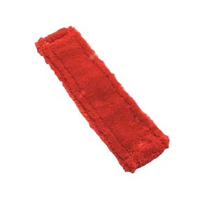 Unger® 16" x 5" Red Flat Microfiber Wet Mop (#MM40R)