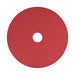 6.5 inch Red Round Baseboard Buffing Pad Thumbnail