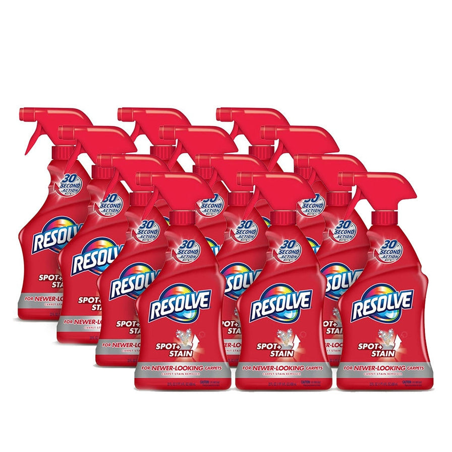 RESOLVE® Triple Oxi Carpet Spot + Stain Remover (22 oz Spray Bottles