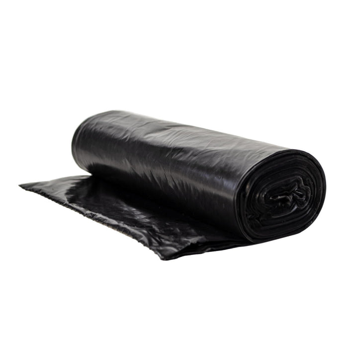 Traas Rol Sak-It™ 33 Gallon Black Low Density Coreless Trash Can Bags (33