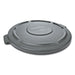 Lid for Rubbermaid® Brute 32 Gallon Round Trash Cans (#263100GY) - Gray