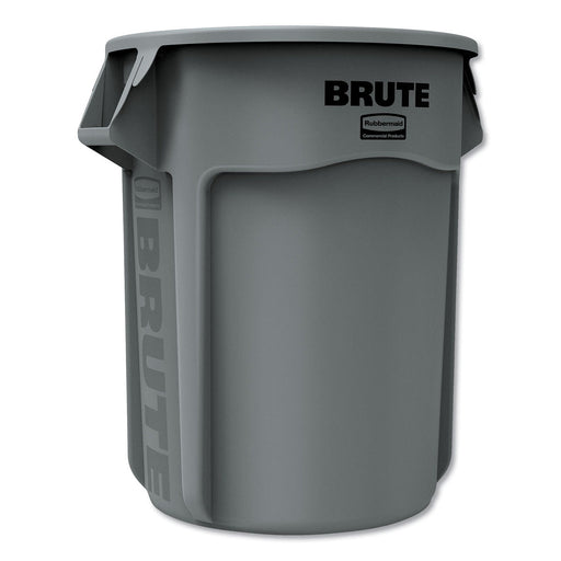Rubbermaid® Brute Round 55 Gallon Trash Container (Gray)