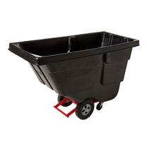 Rubbermaid® 1/2 Cubic Yard Tilt Truck for Laundry & Trash (450 lb. Capacity) - Black