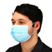 Safety Zone® Blue 3-Ply Disposable Face Mask in Use
