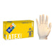Safety Zone® Disposable 5 Mil White Latex Powder-Free Gloves (S - 2X Sizes Available) - Case of 1000
