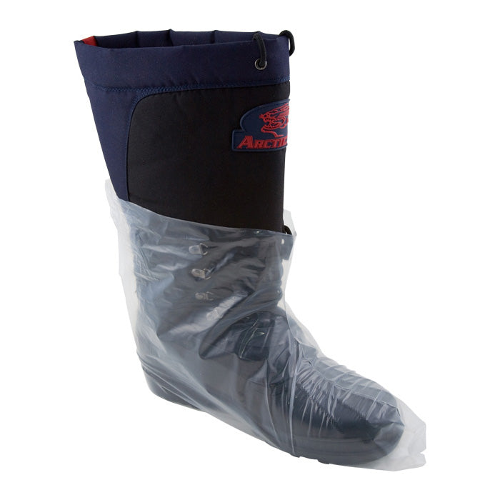 Safety Zone XL 12" Polyethylene Clear Boot & Shoe Covers - 250 Pairs