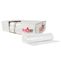 Case of Sak-It™ 10 Gallon Clear 8 Micron High Density Coreless Trash Can Liners - #SAK-242408N