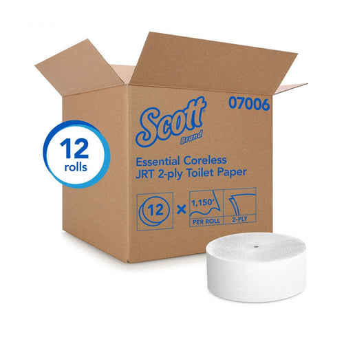 Scott Essential 2-ply Coreless JRT Toilet Paper Case Pack - 07006 Thumbnail
