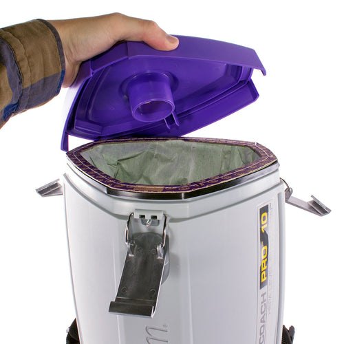 coach backpack vacuum ProTeam® Super Coach Pro 10 HEPA Filtered Backpack Vacuum (#107304) w/ Button Lock Wand & 4-Piece Tool Kit — CleanFreak.com