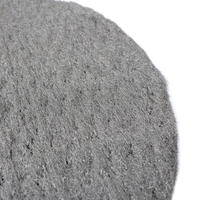 15" Texsteel Steel Wool Floor Pads - Close Up