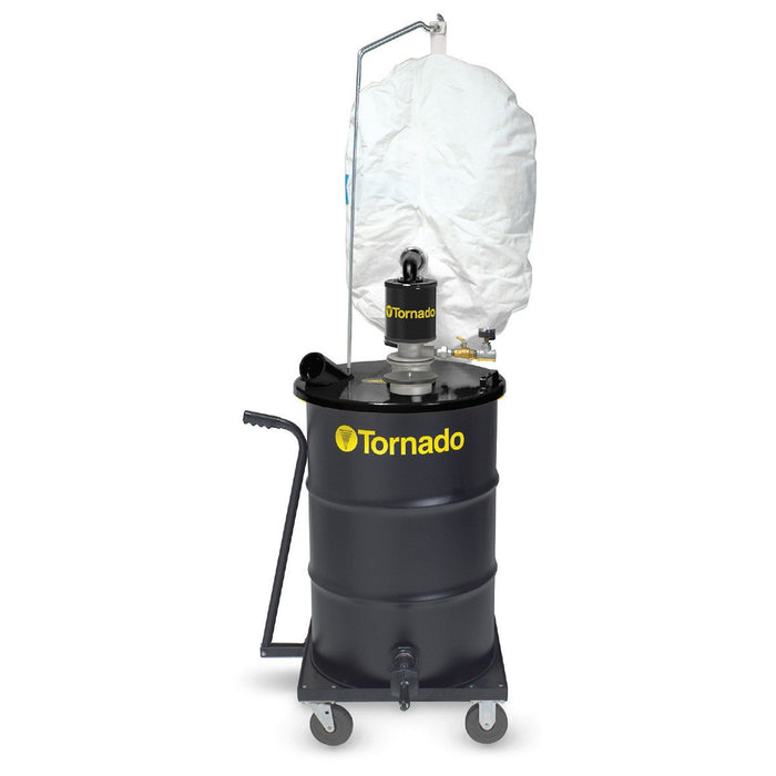 Torando® Wet & Dry External Filter Industrial Vacuum - Air Powered