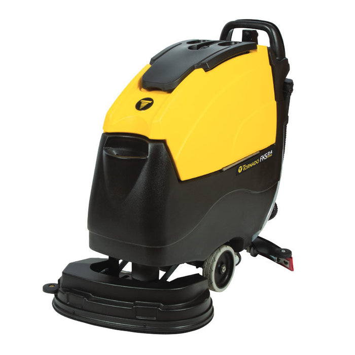 Tornado® 'Floorkeeper 24’ Walk Behind 24” Automatic Floor Scrubber w/ 2 Pad Drivers & Traction Drive - 11 Gallons