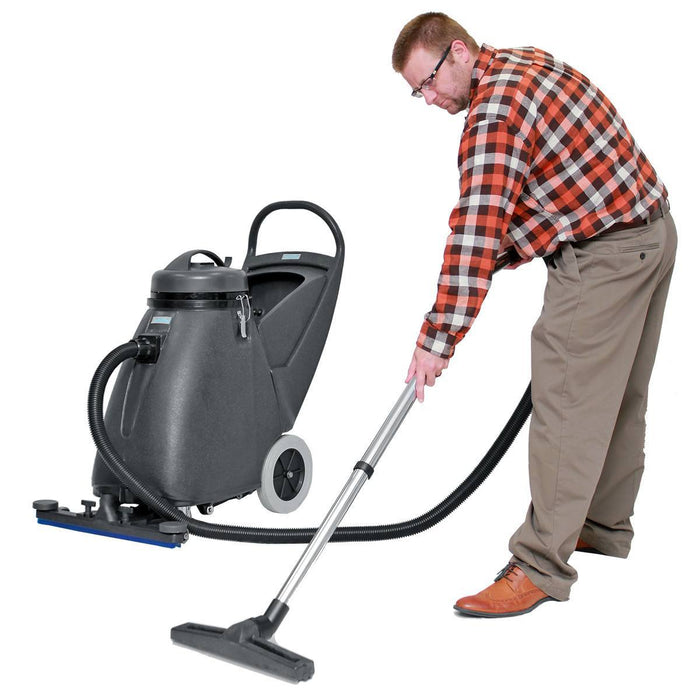 Trusted Clean Quench Wet Vacuum - Stand Up Wand In Use