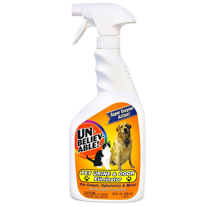 Unbelievable! Pet Urine & Odor Eliminator (32 oz Spray Bottles) - Case of 12