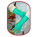 Best® Manufacturing Nitri-Solve® 13” Green 11 Mil Chemical Resistant Unsupported Nitrile Gloves in Use