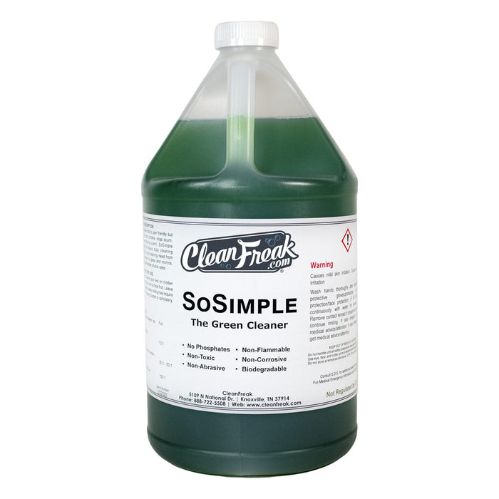 CleanFreak® ‘SoSimple’ The Green Cleaner & Degreaser (1 Gallon Bottles) - Case of 4