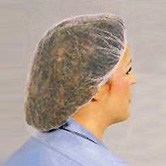 White Nylon Hair Nets (22" & 28" Sizes) - Case of 1440