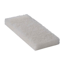 4.5" x 10" White Handheld Utility Scrub Pads (#541012) - Case of 20 Thumbnail