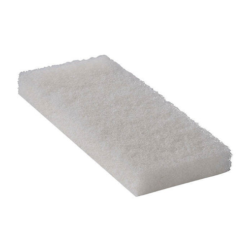 4.5" x 10" White Handheld Utility Scrub Pads (#541012) - Case of 20 Thumbnail