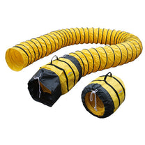 Xpower® 16" Yellow Expandable Polyester Ducting for X-47ATR & X-48ATR Axial Fans (15’ & 25’ Options Available)