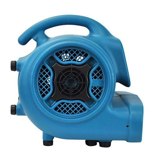 Xpower 1/4 HP Air Mover - Side View with Intake Port