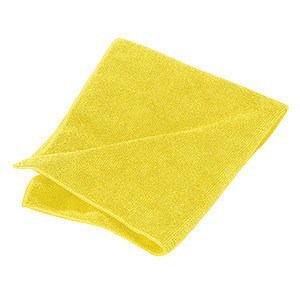 Yellow Bathroom Sink & Shower Microfiber Rags (16